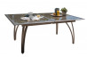 Ensemble table et chaises de jardin en aluminium 6 personnes - rallonge papillon DCB Garden