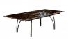 Ensemble table et chaises de jardin en aluminium 6 personnes - rallonge papillon DCB Garden