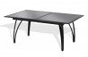 Ensemble table et chaises de jardin en aluminium 6 personnes - rallonge papillon DCB Garden