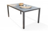 Ensemble table et chaises de jardin 6 personnes en aluminium anthracite DCB Garden MIAMI-Marius