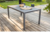 Ensemble table et chaises de jardin 6 personnes en aluminium anthracite DCB Garden MIAMI-Marius