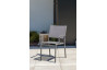 Ensemble table et chaises de jardin extensible en aluminium STOCKHOLM Anthracite 8 personnes DCB GARDEN