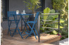 Ensemble haut table et chaises de jardin en aluminium 2 personnes Marius CITY GARDEN