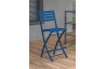 Ensemble haut table et chaises de jardin en aluminium 2 personnes Marius CITY GARDEN