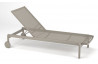 Bain de soleil Bain de soleil empilable LOUNGE en aluminium laqué et toile Phifertex EZPELETA