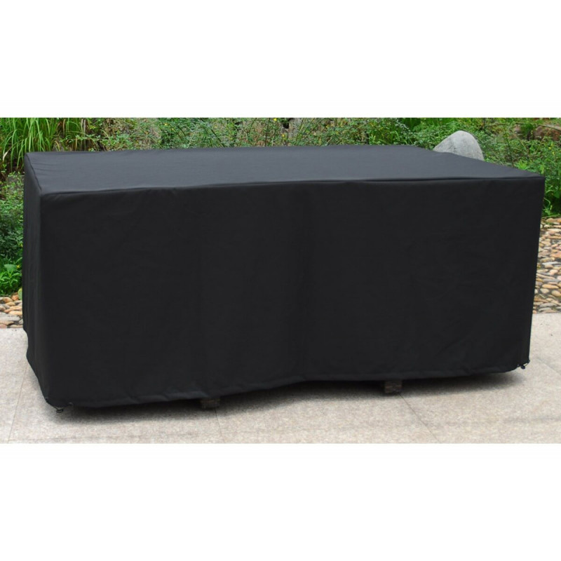 Housse de protection table jardin rectangulaire 222 x 105 cm