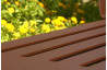 Banc de jardin en corten bruni CUT - TrackDesign