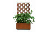 Jardinière en corten bruni LINE&BEE - TrackDesign