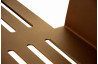 Banc de jardin en corten bruni CUT - TrackDesign