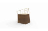 Chaise de jardin en corten bruni NEBIDA - TrackDesign par Francesco Paolo Maria Giuliani