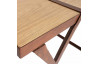 Table de jardin rectangulaire en corten bruni et bois de sapin EQUILIBRI - TrackDesign par Valentina De Carolis