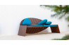 Banc de jardin en corten bruni LILA - TrackDesign par Alessandra Savio