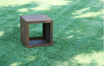 Décoration de jardin en corten bruni CUBO MOVE - TrackDesign