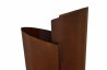 Porte-parapluie en corten bruni INCASTRO - TrackDesign par Valentina De Carolis