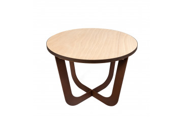 Table basse ronde en corten bruni COFFEE - TrackDesign par Valentina De Carolis