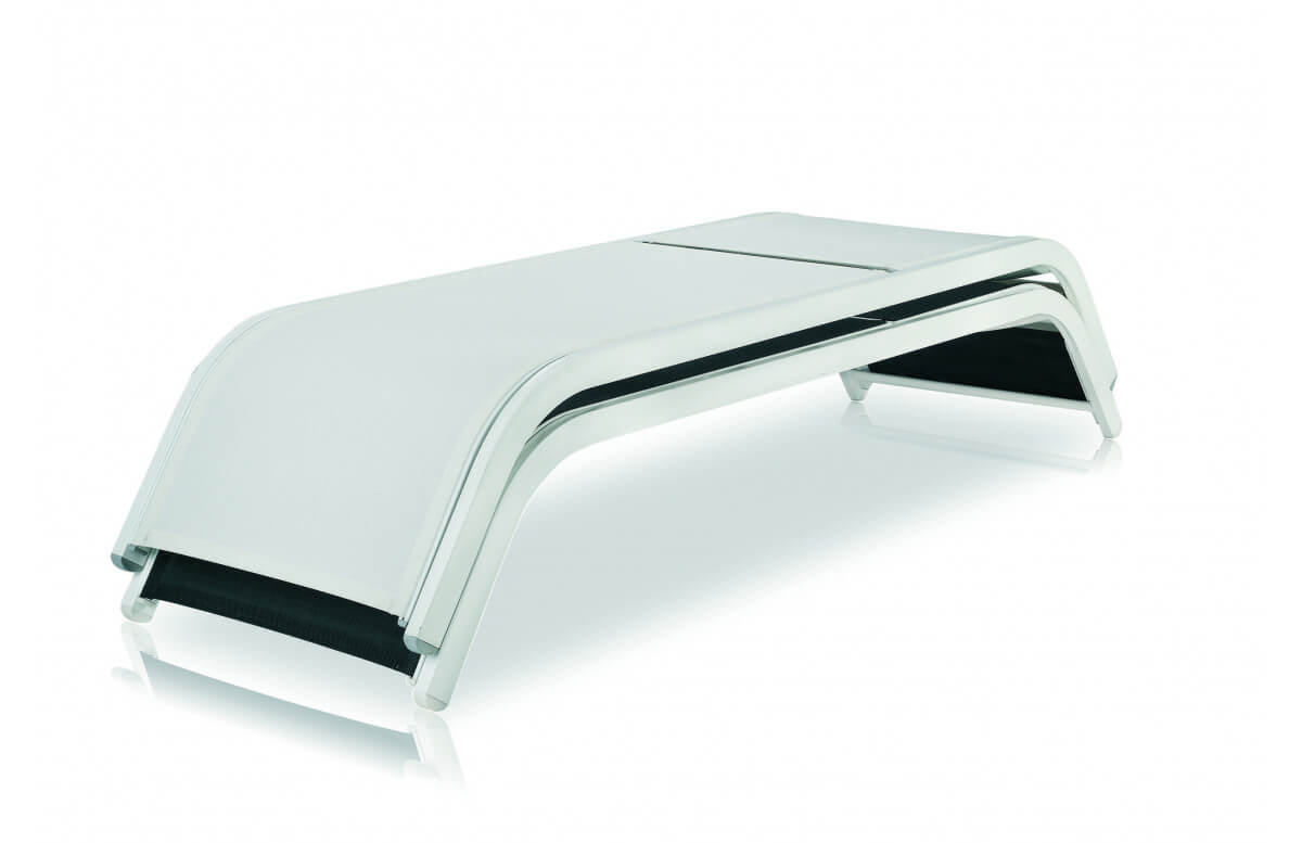 Bain de soleil empilable en aluminium BRIDGE - Hémisphère Editions Bain de soleil empilable en aluminium BRIDGE - Hémisphère Editions