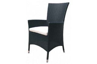 Fauteuil en aluminium noir LOUNGE - Hémisphère Editions