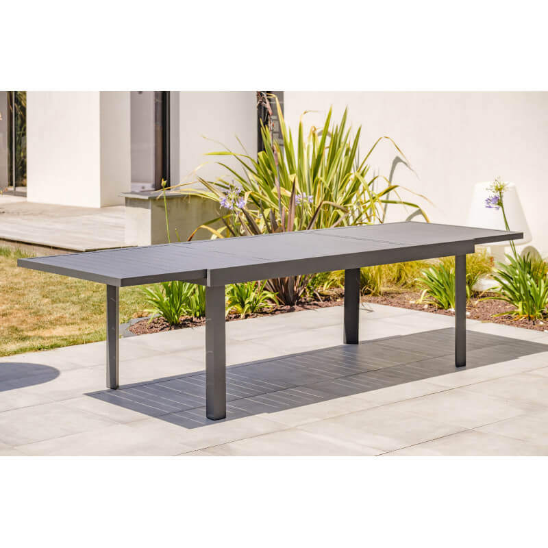 Ensemble table et chaises de jardin en aluminium 12 personnes DCB