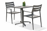 Ensemble table et fauteuils de jardin en aluminium 2 personnes Gabin CITY GARDEN