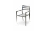 Ensemble table et fauteuils de jardin en aluminium 2 personnes Gabin CITY GARDEN