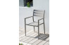 Ensemble table et fauteuils de jardin en aluminium 2 personnes Gabin CITY GARDEN