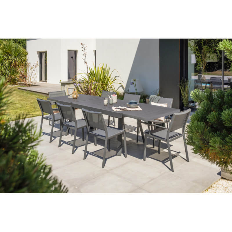 Table de jardin extensible FUSION 200 cm - Les Jardins du Sud