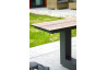 Table salon de jardin en aluminium pour 6/8 personnes Paris Garden VANCOUVER anthracite