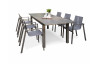 Ensemble table et chaises de jardin avec rallonge 6 personnes DCB Garden ZAHARA