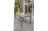 Ensemble table et chaises de jardin avec rallonge 6 personnes DCB Garden ZAHARA