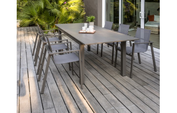 Table de jardin extensible en aluminium pour 12 personnes DCB Garden ZAHARA Table de jardin extensible en aluminium pour 12 personnes DCB Garden ZAHARA