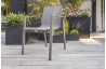 Ensemble table et chaises de jardin en aluminium DCB Garden 8 personnes sable