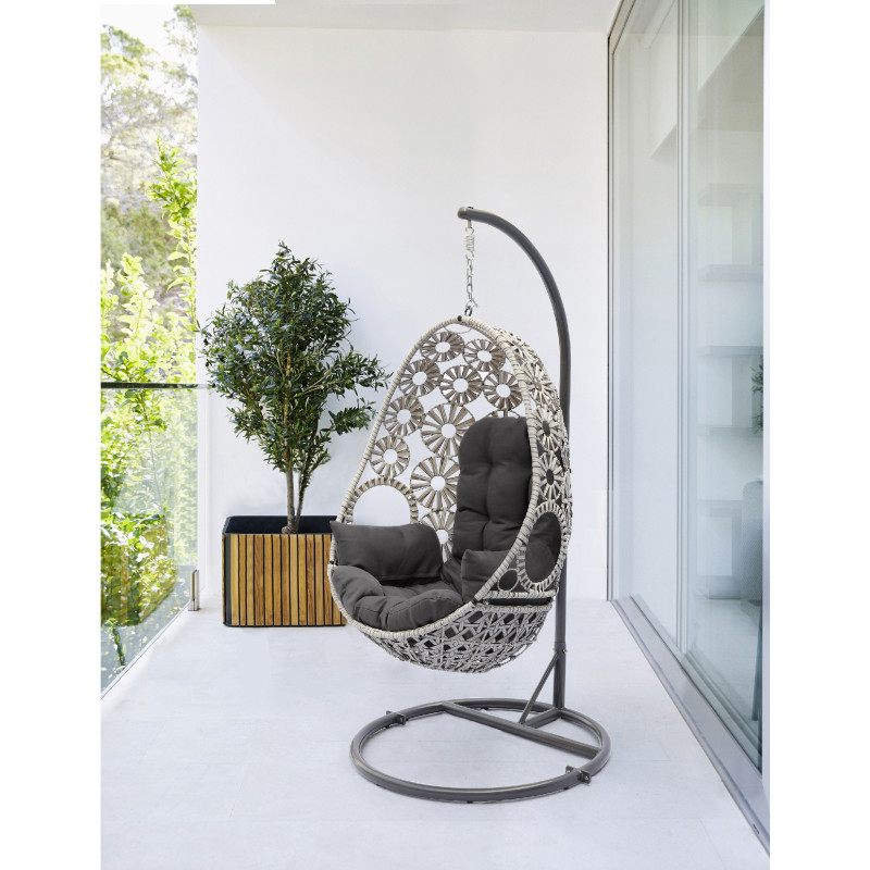 Fauteuil Suspendu Swing Chair Anthracite