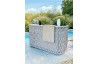 Bar de jardin design en corde tissée gris Paris Garden CAPFERRET