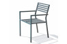 Ensemble table et fauteuils de jardin en aluminium anthracite 10 personnes City Garden Gaston