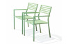 Fauteuil de jardin empilable GASTON en aluminium CITY GARDEN