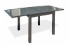 Ensemble table et chaises de jardin en alu/verre pour 6 personnes DCB Garden TOLEDE gris anthracite