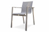 Ensemble table et chaises de jardin en aluminium DCB Garden 10 personnes sable