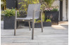 Ensemble table et chaises de jardin en aluminium DCB Garden 10 personnes sable