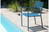 Fauteuil de jardin empilable GASTON en aluminium CITY GARDEN