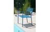 Fauteuil de jardin empilable GASTON en aluminium CITY GARDEN