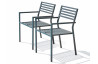 Fauteuil de jardin empilable GASTON en aluminium CITY GARDEN