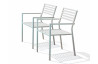 Fauteuil de jardin empilable GASTON en aluminium CITY GARDEN