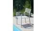 Fauteuil de jardin empilable GASTON en aluminium CITY GARDEN