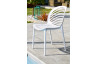 Chaise de jardin empilable OLBIA en PVC DCB GARDEN