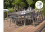 Ensemble table et chaises de jardin en aluminium DCB Garden 12 personnes sable
