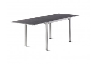 Table de jardin à rallonges aluminium/Vivodur 6 personnes - Sieger Exclusiv