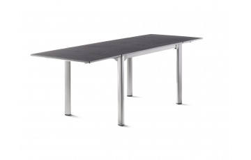 Table de jardin à rallonges aluminium/Vivodur 6 personnes - Sieger Exclusiv