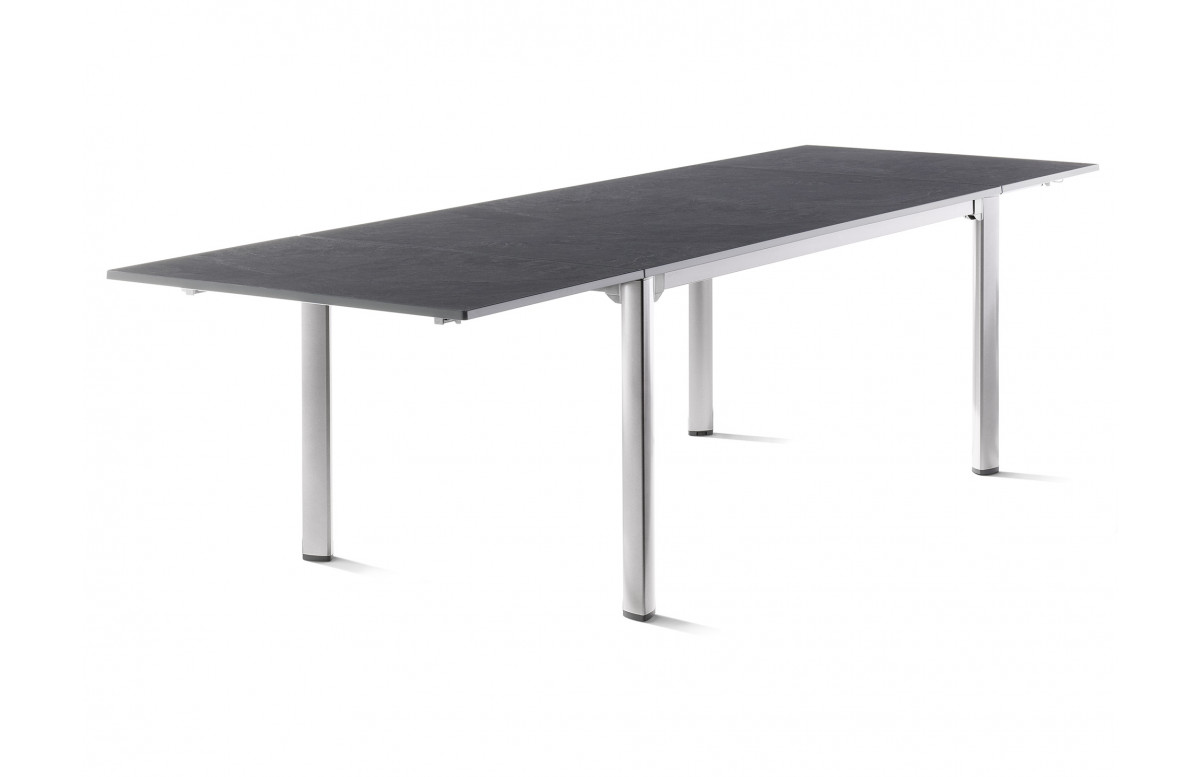 Table de jardin à rallonges aluminium/Vivodur 10 personnes - Sieger Exclusiv