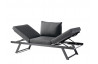 Salon de jardin bas inclinable aluminium/Sunproof 6 personnes Auckland - Sieger Exclusiv Passion