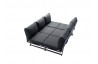 Salon de jardin bas inclinable aluminium/Sunproof 6 personnes Auckland - Sieger Exclusiv Passion